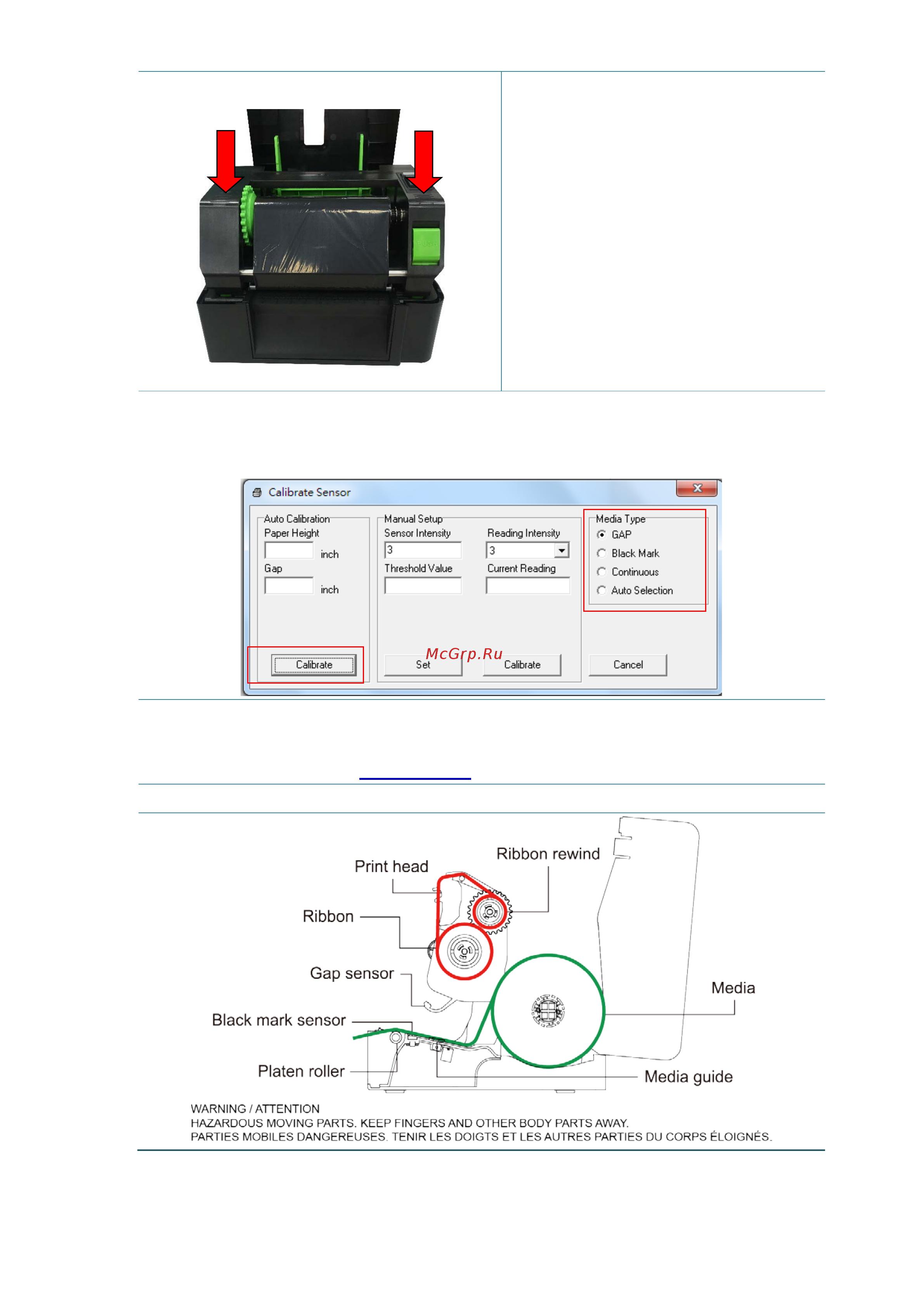 thực Thực hiện Sensor Calibration theo hướng dẫn của dòng máy TSC đang sử dụng.